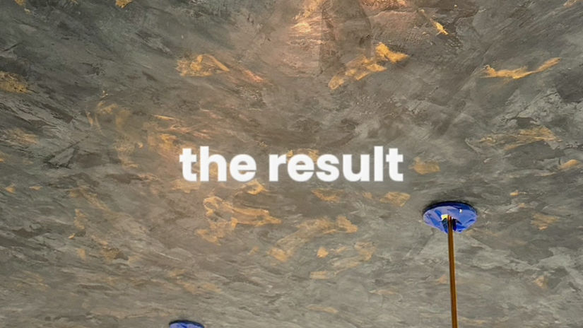 Starry Night Ceiling - Venetian Plaster